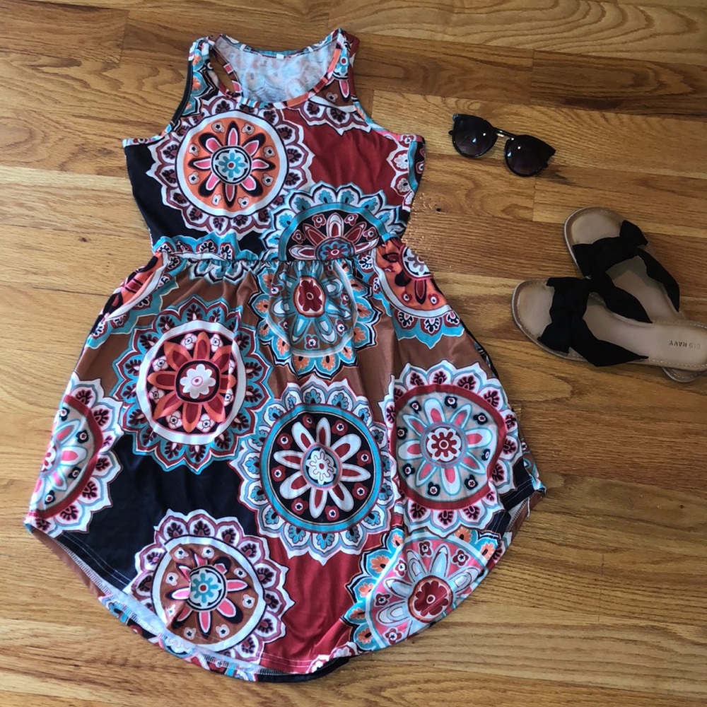 Razor back sun dress
